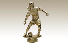Sportfigur Fussball Damen 8,8 cm (gold) - 9631_0.jpg