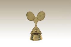 Sportfigur Badminton 7,9 cm (gold) - badminton_gold.jpg