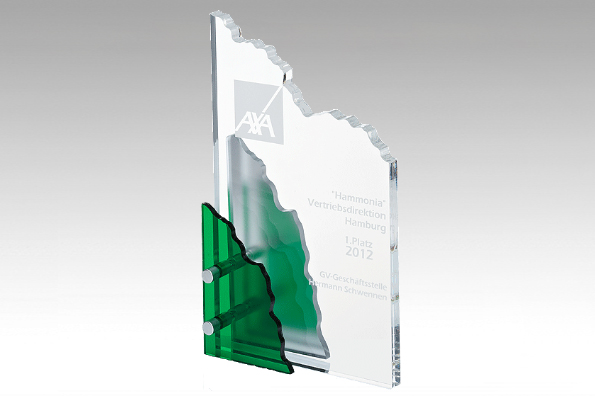 Acrylpokal Emerald Ridge Award 220 mm 