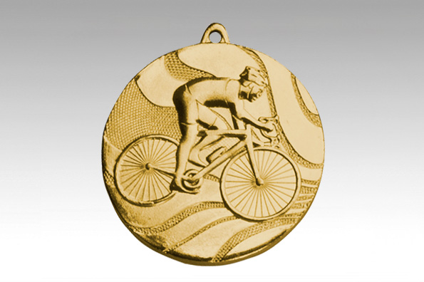 Medaille Fahrrad 5350 Gold 