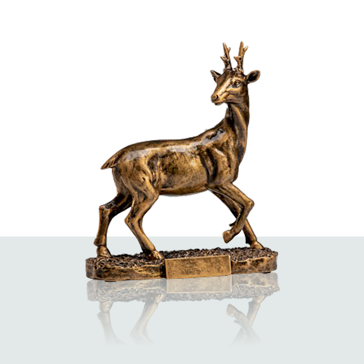Resinfigur Rehbock 21,5 cm 