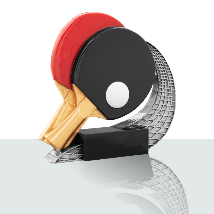 Resinfigur Tischtennis 15,5 cm 