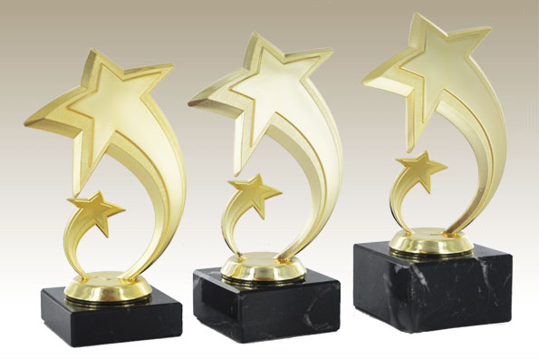 Star Award aus Kunststoff (gold) 
