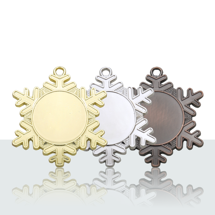 Medaille Schneeflocke D47 