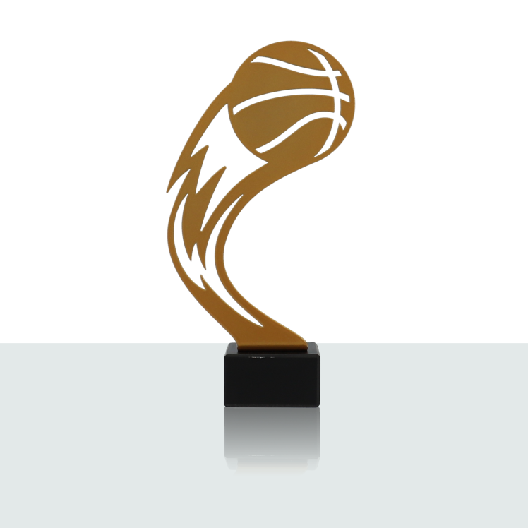 Metallstatue Basketball 21,0 cm 