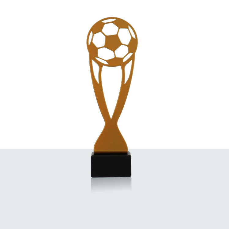 Metallstatue Fußball 21,0 cm 