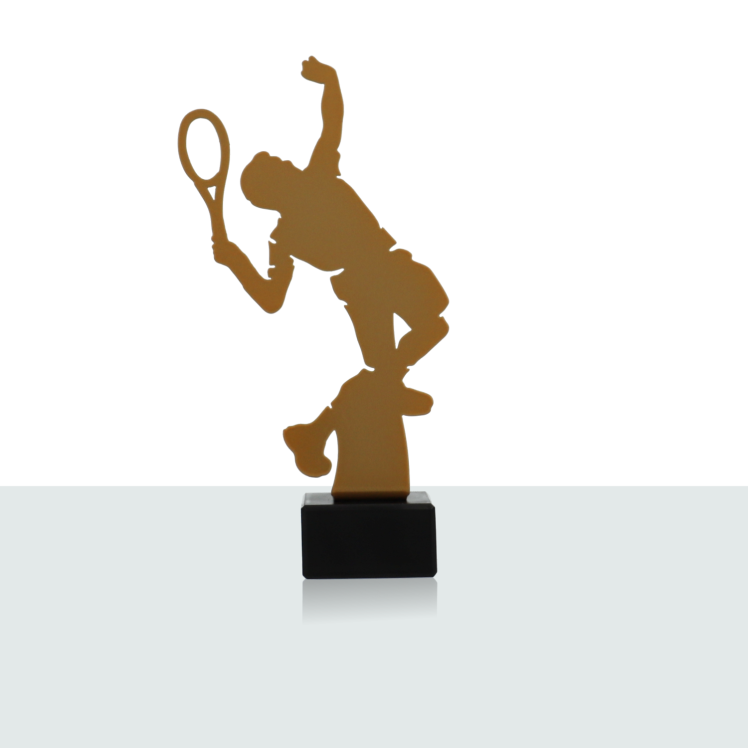 Metallstatue Tennis 21,0 cm 