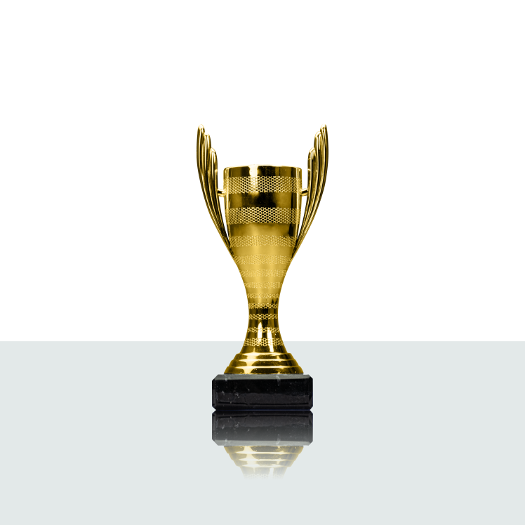 Pokal Detroit 16,0 cm gold 