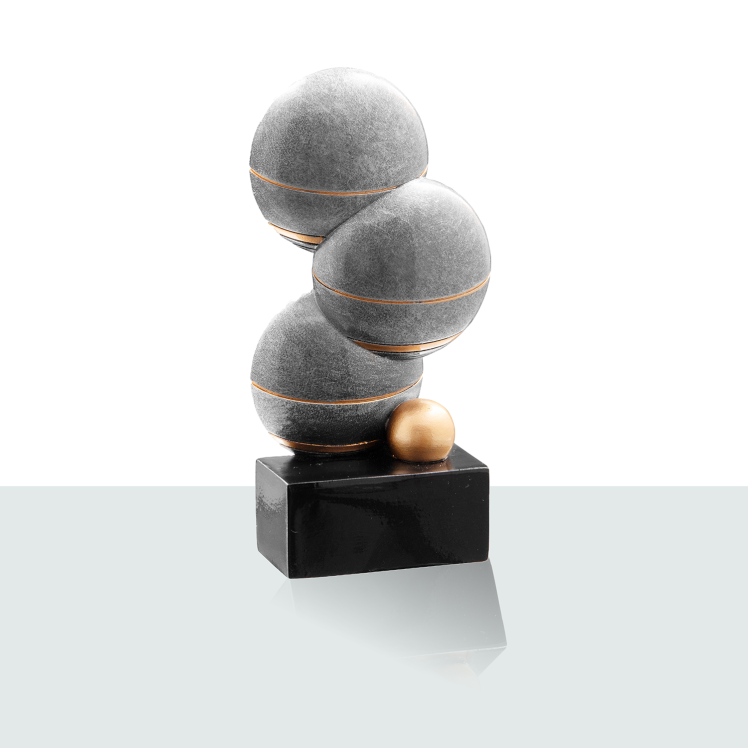 Resinfigur Petanque 12,2 cm 