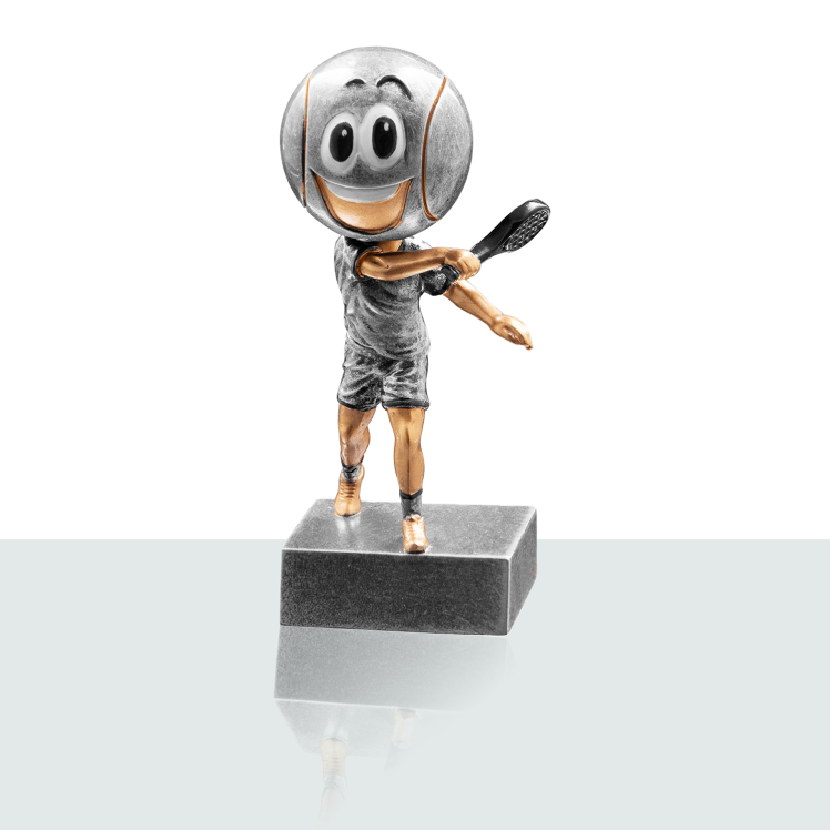 Resinfigur Tennis Padel 10,1 cm 