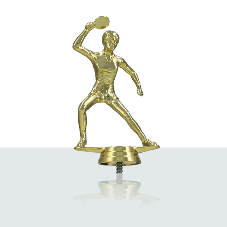Sportfigur Damen Tischtennis 13 cm 