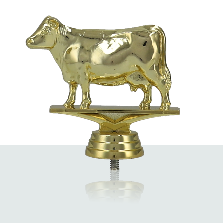 Sportfigur Kuh 9 cm (gold) 